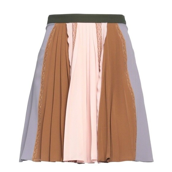 Valentino Garavani Silk Skirt Italy Lilac Mini Skirt NWT - Picture 16 of 16